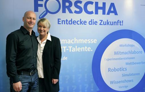 Die Veranstalter der FORSCHA: v.l. Thomas Gärtner, Petra Griebel